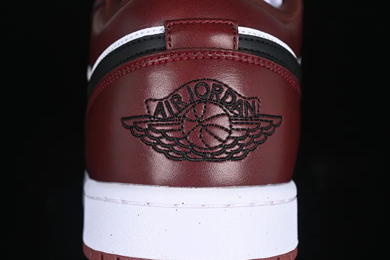 All categories Air Jordan Jordan series basketball shoes Air Jordan 1 Low Air Jordan 1 Low AJ1 Joe 1 white wine red low-top cultural casual sneakers HF3148-102